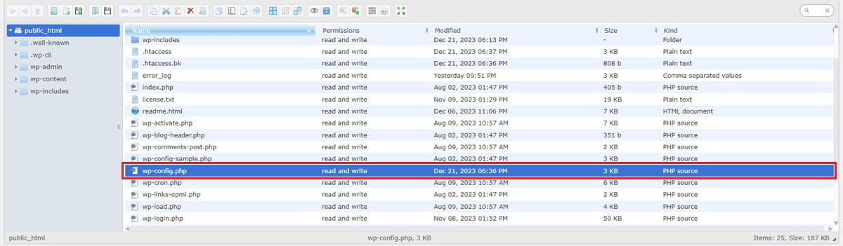 Edit wp-confi file to configure Redis Object Cache in WordPress